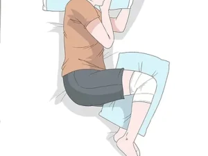 وضعیت صحیح خواب بعد از تعویض مفصل زانو
